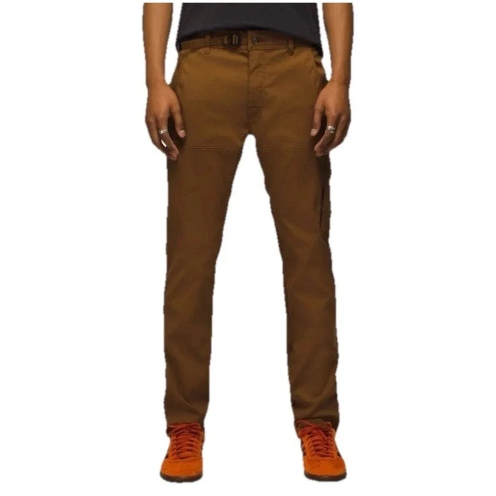 Prana Stretch Zion‎ Pant II Slim Fit Tapered Leg Mens 38 X 30 Sepia Brown NEW